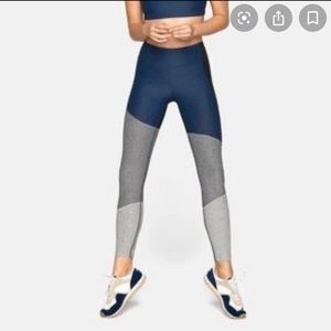 Outdoor Voices Navy Blue Gray Landscape 7/8 Leggings